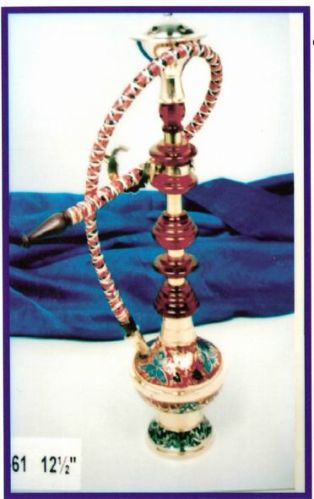 Brass Hookah Acrylic 1 Pipe