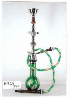 Hookah Glass Green Base