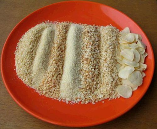 Dehydrated Garlic, Color : Light Yellow