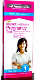 Instant In Stream Pregnancy Test