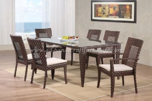 Poly Rattan Dining Set