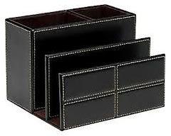 Leather Magazine Rack