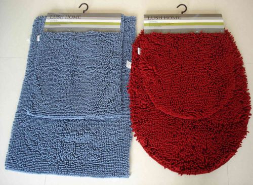 Microfiber Chenille Bath Mat, Brand Name : home