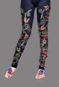 Ladies leggings, Material : Cotton Lycra