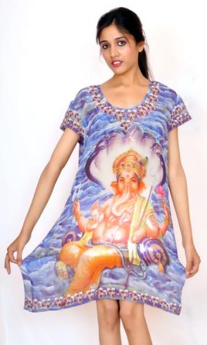 Checked Cotton Printed Georgette Kurtis, Occasion : Casual Wear, Party Wear