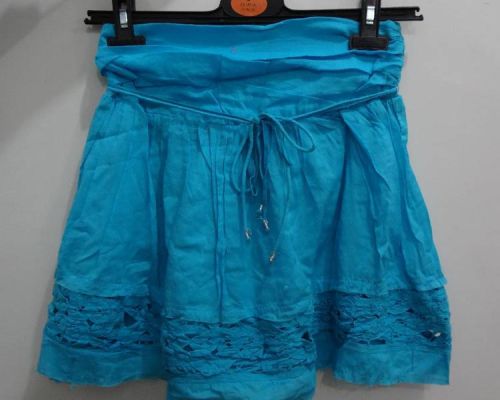 Glorious Short Blue Skirt