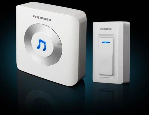 White Digital Wireless Doorbell, Brand Name : Forrinx