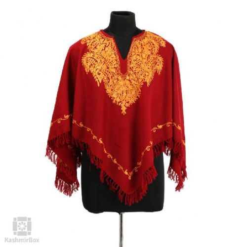 Poncho, Color : Maroon