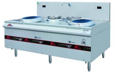 Double Burner Chinese Frying Wok