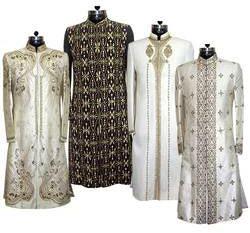 Mens Sherwani, Material : Silk