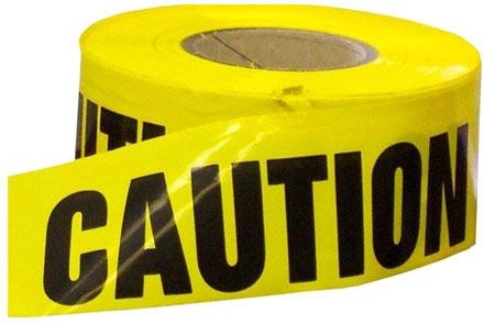 Caution Tape, Feature : Moisture Proof, Tear Resistance