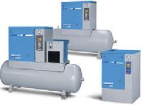 Metal Screw Air Compressor, Color : Blue, Silver