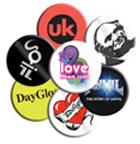 Badges 66mm x 39mm & round 44 mm, 86mm x 29mm » round 55mm