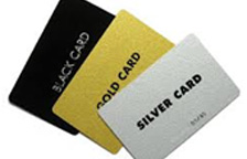 Gold Silver Platinum Card, Size : 86mm X 54 Mm