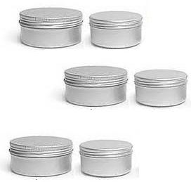 Plain Aluminium Tins, Colored Aluminium Tins