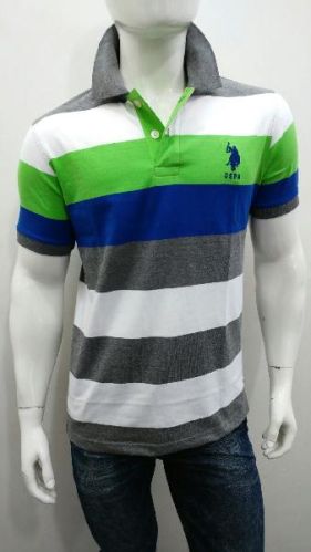 Mens Printed Polo T-Shirts