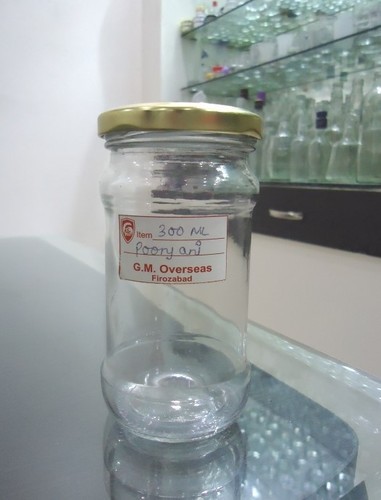 GMO 300ml Round Glass Jar