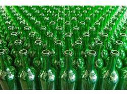 Green Color Glass Bottles