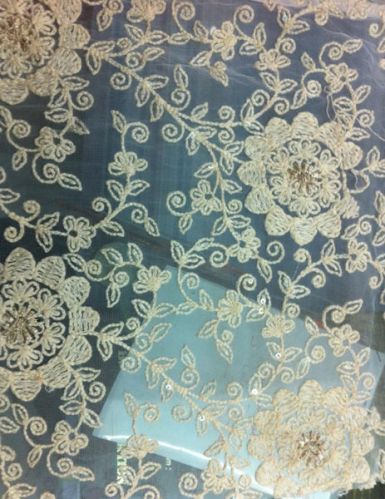 Embroidered Net Fabric