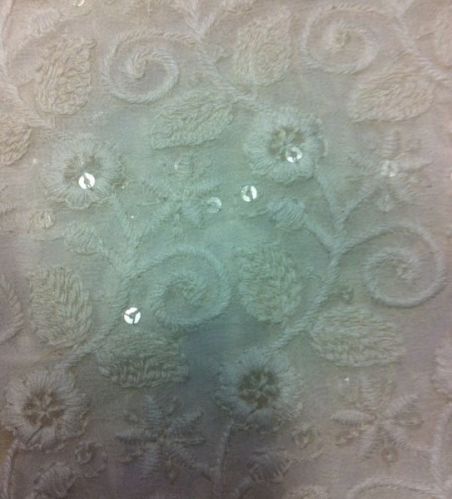 Embroidered Viscose Fabric