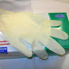 Latex Examination Gloves XL, Packaging Type : multiple colours
