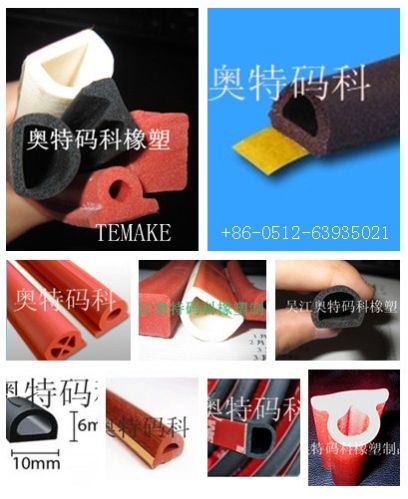 D Shaped Silicone Rubber Seal Strip, Brand Name : TEMAKE