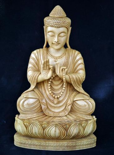 Wooden Buddha Statue