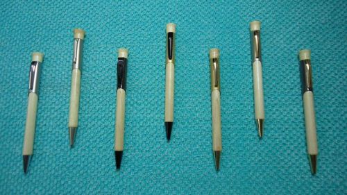 Wood Button Cap Press Ball Pen