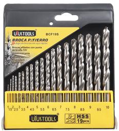 19 Piece High Speed Drill Bit Set