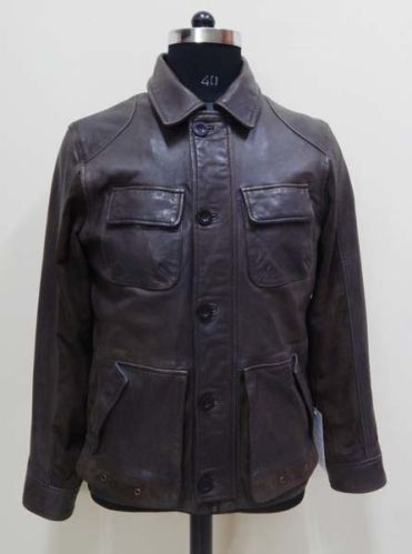 Mens Leather Coat