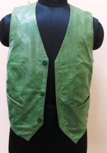 Mens Leather Vests