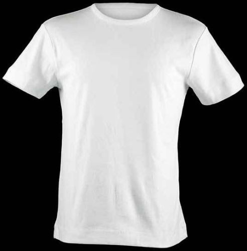 Cotton T Shirt 100% Plain White Color