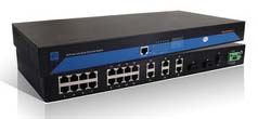 Industrial Rackmount Managed Ethernet Switch (22TP+2F)