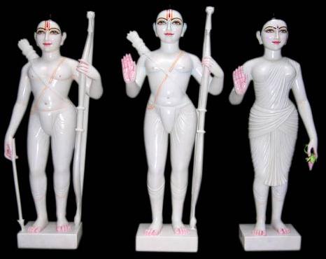 Marble ram darbar statue