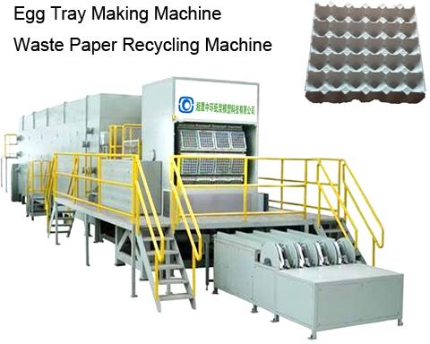 Paper Pulp Egg Tray Making Machine 4000pcs/h
