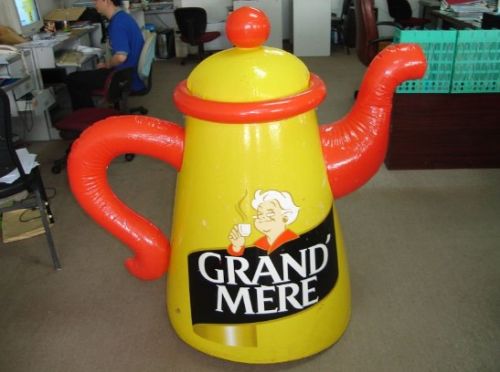 PVC Advertising Inflatable Coffee Pot