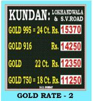 Gold Rate 2 Digital Clock Reolite