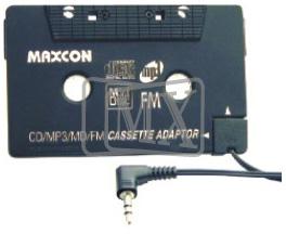 Mx Cassette Adaptor For Ipod, Mp3 ,Md ,FM and CD Players