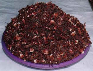 Hibiscus flower, Packaging Type : Dark Red