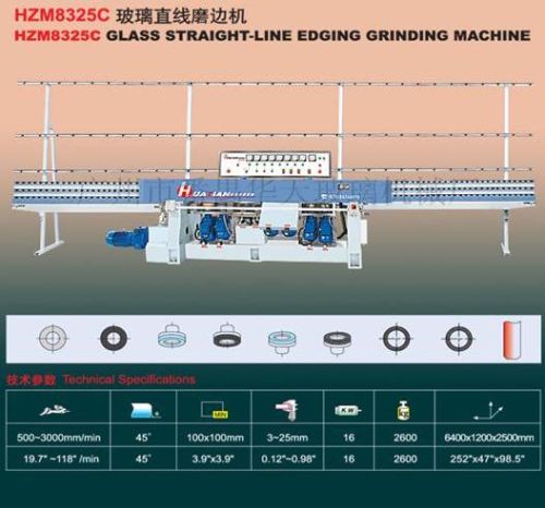 Glass Straight Line Edging Machine