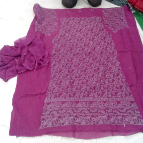 Chikan Embroidered Salwar Suit
