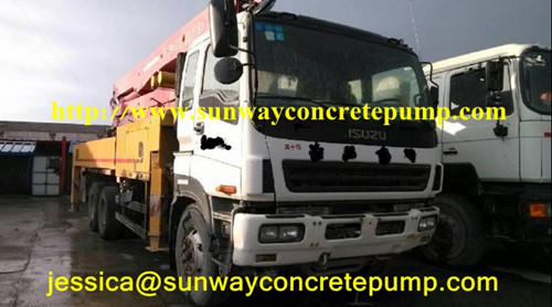 Used Concrete Pump Truck, Brand Name : Putzmeister