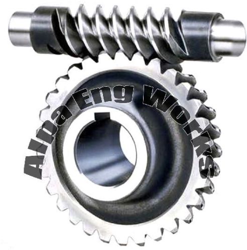 Polished Steel Worm Gears, For Automobiles, Industrial Use, Loading Capacity : 0-500kg
