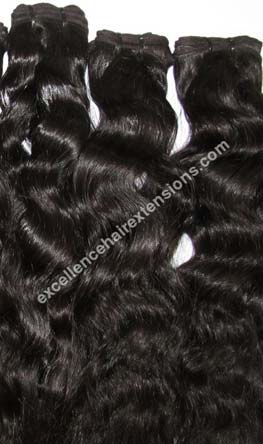 Virgin Wavy Hair Extensions