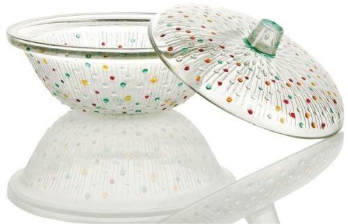 Oval 1 Piece Glass Bowl, For Serving, Style : Modern