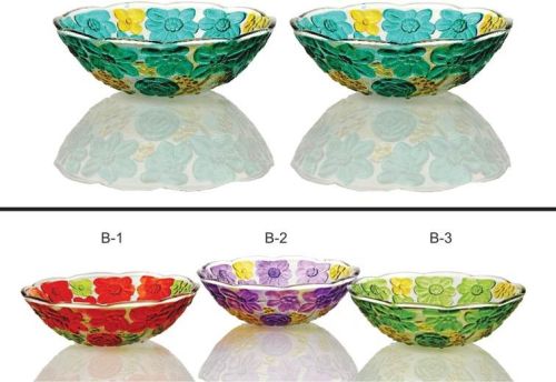 2 Piece Glass Bowl Set, For Serving