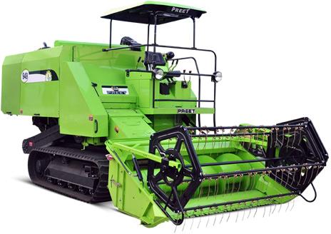 Track Combine Harvester