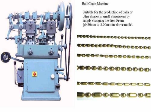 Automatic Electric Ball Chain Making Machine, Voltage : 220V, 380V, Weight : 100-500kg