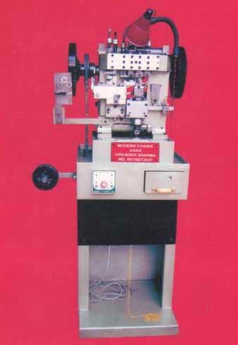 Semi Automatic Milan Chain Machine, Weight : 100-500kg