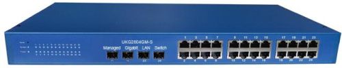 24 Electric+4 Optic Managed Gigabit LAN Switch Ukg2804gm-s
